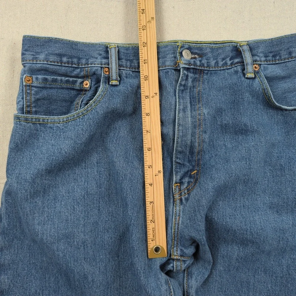 Levis Jeans Mens 38x34 Blue 517 Boot Cut Western Cowboy Rodeo American Classic